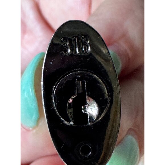 Louis Vuitton Paris Silver Padlock Keyhole No. 318 Made In France - Picture 5 of 7